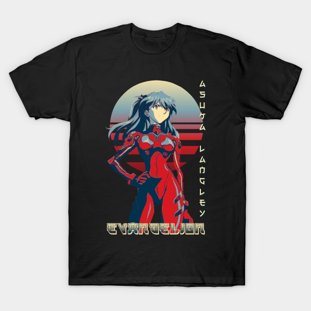 Asuka Langley T-Shirt by Retrostyle